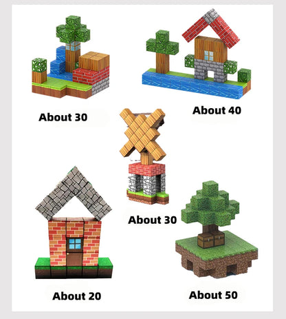 Craft, Stack & Play – Minecraft-Themed Magnetic Blocks for Builders-in-Training