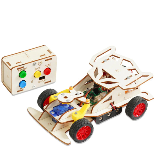 DIY Remote Steering Car Kit – Educational STEM Toy for Kids