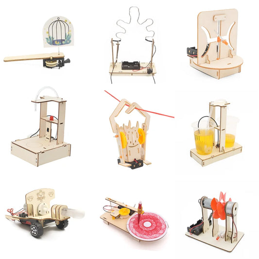 DIY Wooden STEM Kits – Multiple Hands-On Science Projects for Kids