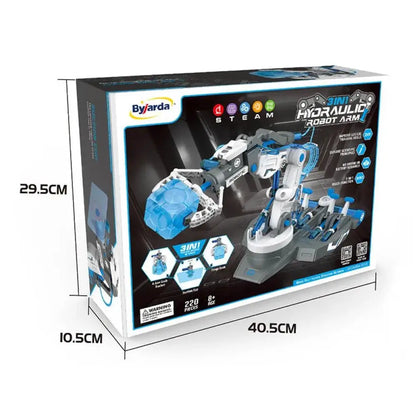 DIY Hydraulic Robot Arm Kit – 3-in-1 STEM Educational Toy