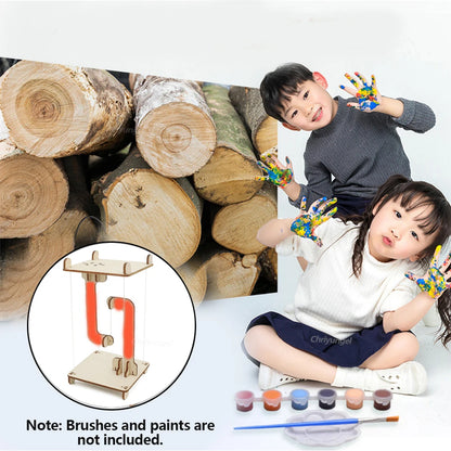 DIY Anti-Gravity Wooden Toy Kit – Educational Hands-On STEM Activity for Kids