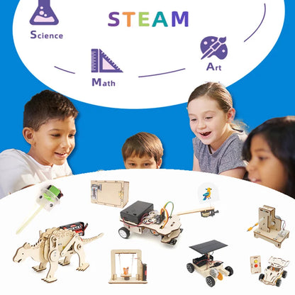 DIY Remote-Control Vehicle Kit – Multiple Models | STEM Educational Science Toy for Kids