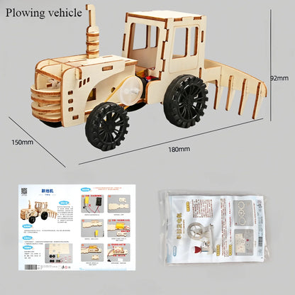 DIY Wooden Vehicle Model Kit – Build & Explore STEM Learning Multiple Vehicle Styles Available