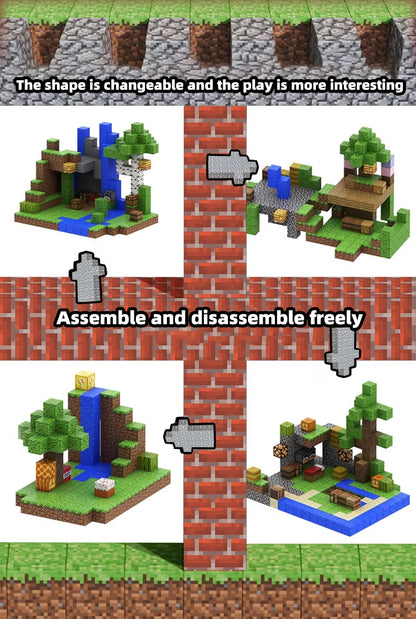 Craft, Stack & Play – Minecraft-Themed Magnetic Blocks for Builders-in-Training