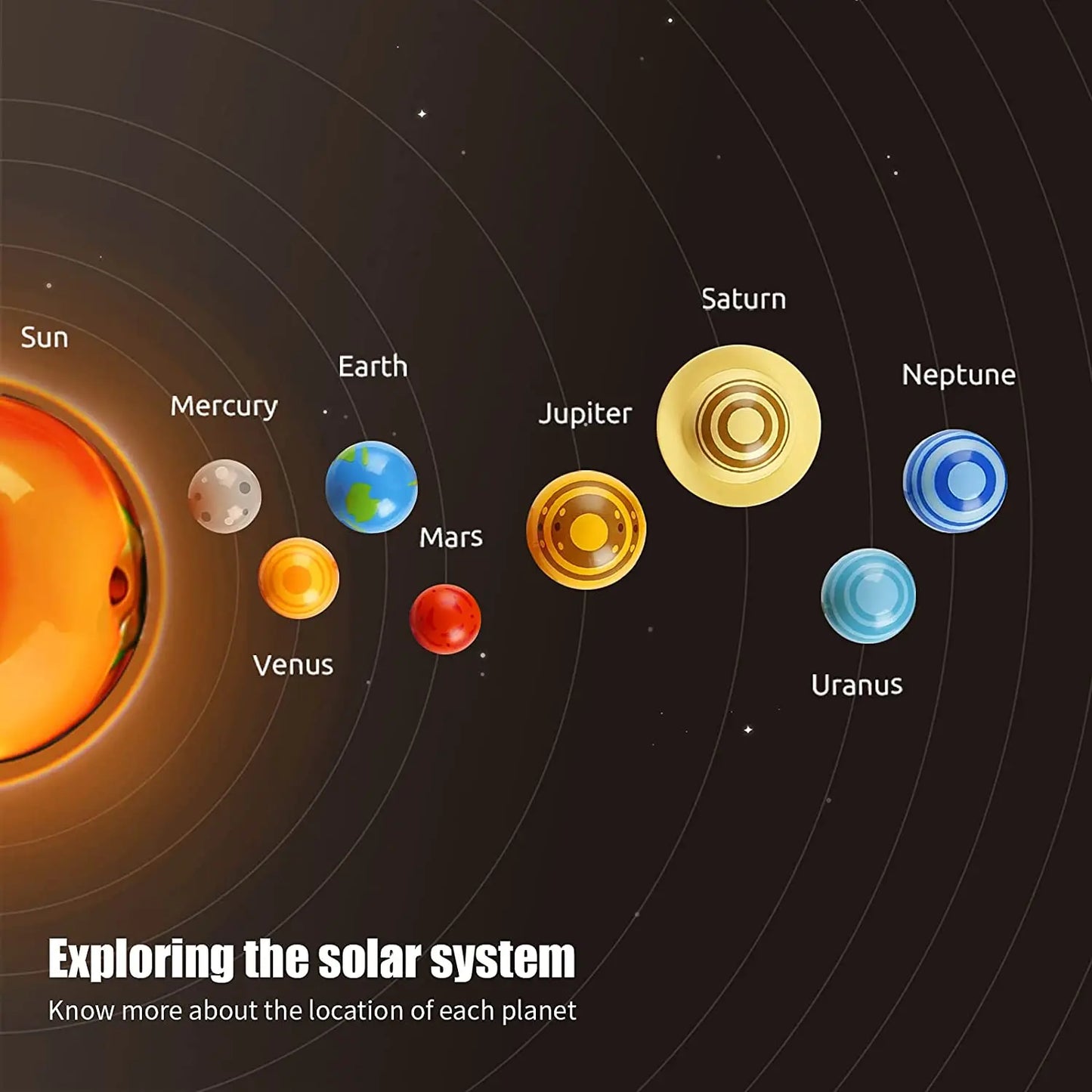Explore the Solar System – Interactive Space Toy with Projector & Night Light