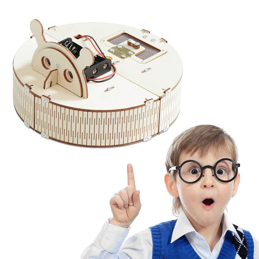 DIY Obstacle-Avoidance Sweeping Robot Kit – STEM Learning Toy for Kids