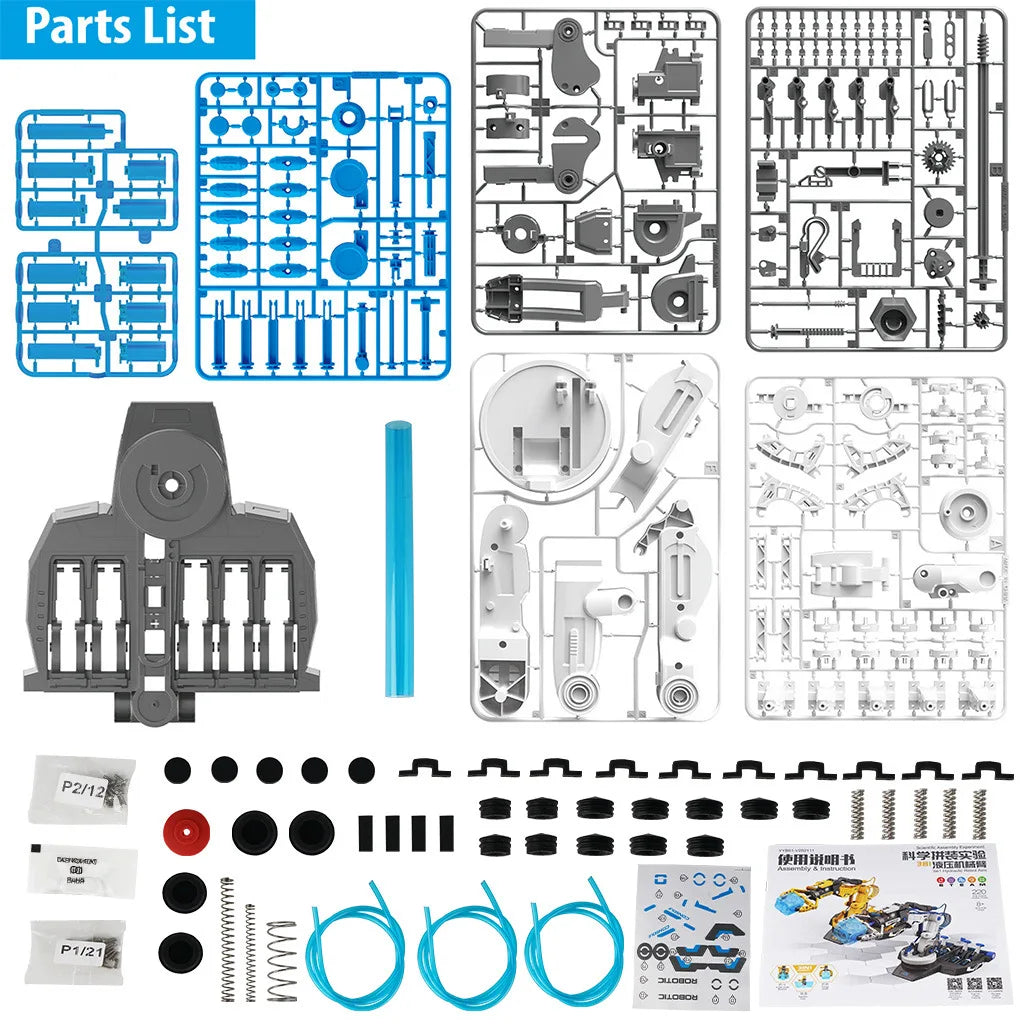 DIY Hydraulic Robot Arm Kit – 3-in-1 STEM Educational Toy