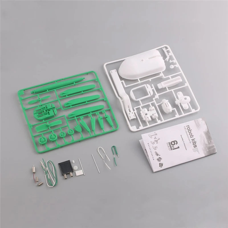 6-in-1 Solar Powered STEM Building Kit – Educational DIY Toy Set for Kids