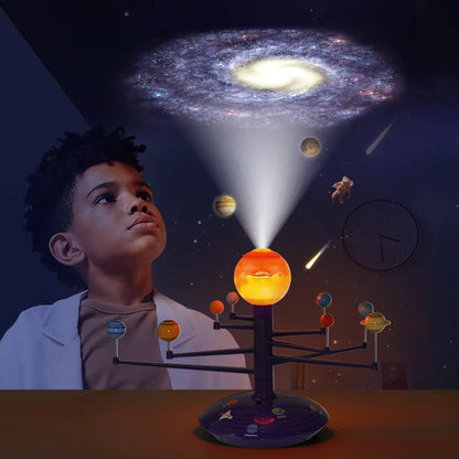 Explore the Solar System – Interactive Space Toy with Projector & Night Light