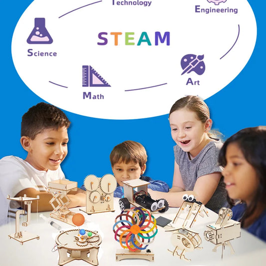 DIY Wooden STEM Kits – Multiple Hands-On Science Projects for Kids