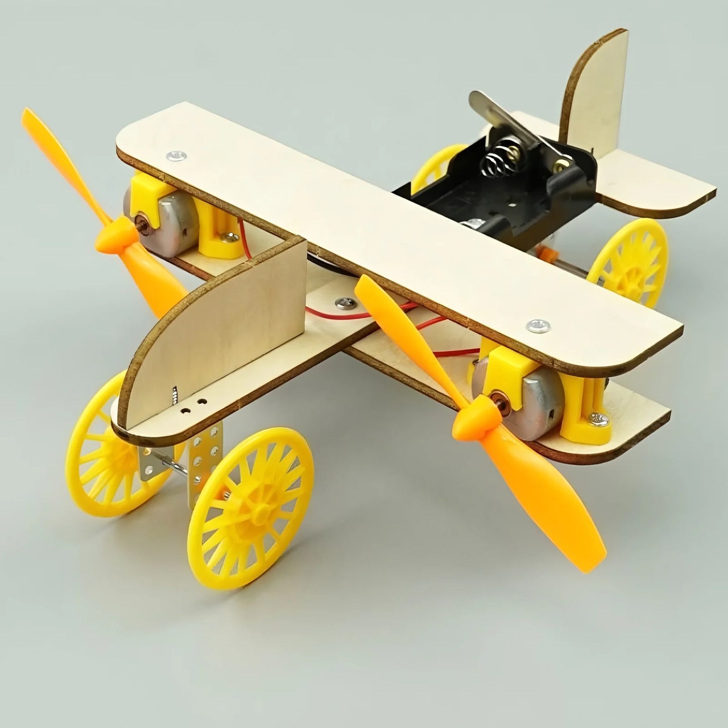 DIY Wooden Airplane Model Kit – STEM Educational Toy for Kids