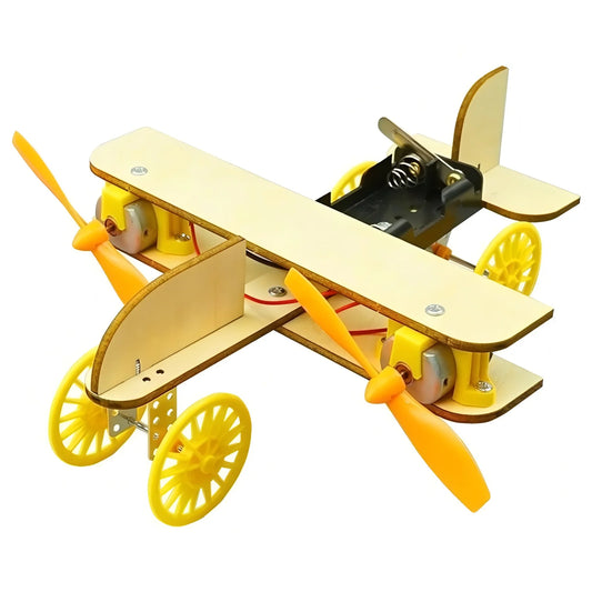 DIY Wooden Airplane Model Kit – STEM Educational Toy for Kids